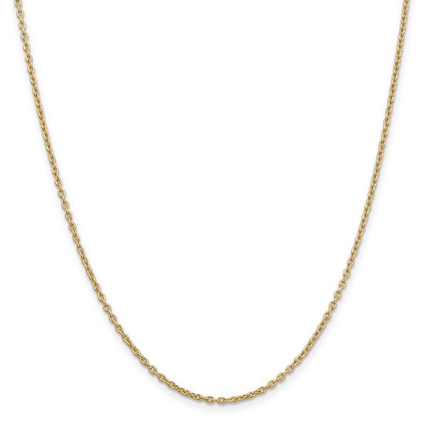 Gold Classics(tm) 2mm. 14k Gold Cable Chain Necklace - image 