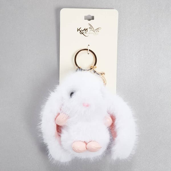 K&M Accessories Bunny Bag Charm - image 