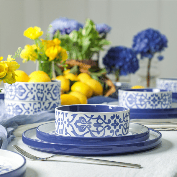 Stone Lain Tropea 12pc. Stoneware Dinnerware Set