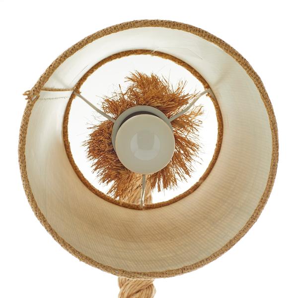 9th & Pike® Brown Rope Rustic Desk Lamp