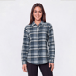 Womens Mountain Ridge Long Sleeve Plaid Flannel - Troposphere - image 1