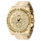 Mens Invicta Ocean Voyage Stainless Steel Gold Dial Watch - 49440 - image 1
