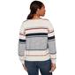 Womens Skye&#8217;s the Limit Back To Town V Neck Stripe Sweater - image 2