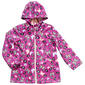 Girls (4-6x) Pink Platinum(R) Butterfly Leopard Raincoat - image 1