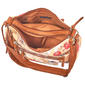 Bueno Light Washed Floral Multi Zip Hobo - Sand/White - image 4