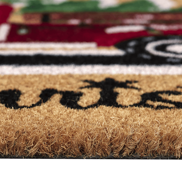 VCNY Home Christmas Truck Outdoor Coir Doormat
