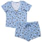 Juniors Peanuts(tm) Snoopy Daisies Ruched Tee & Shorts Pajama Set - image 1