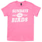 Mens Tailgate Retro Sunday Birds Short Sleeve Tee - image 1