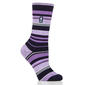 Womens Heat Holders(R) ULTRA LITE(tm) Stripe Crew Socks - image 1