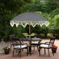 Northlight Seasonal 6.5ft. Striped Outdoor Tilt Market Umbrella - image 3