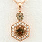 Le Vian(R) 1/3cttw. Chocolate Quartz(R) & Diamond Pendant Necklace - image 1