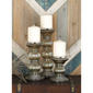 9th & Pike® Smoked Glass Pillar Candle Holders - Set of 3 - image 2