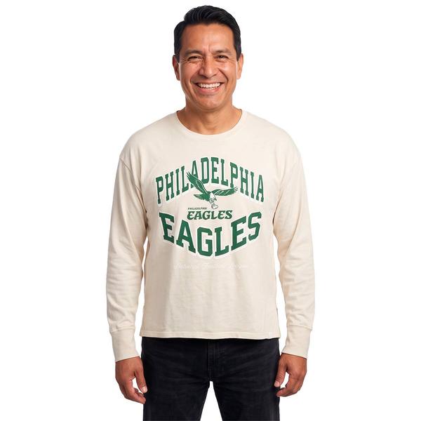 Mens Fanatics Eagles Gridiron Hero Long Sleeve Tee