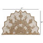 9th & Pike® Medallion Hand Woven Half Circle Area Rug - image 5
