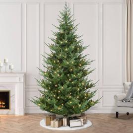 Puleo International 9ft. Pre-Lit Hillside Spruce Christmas Tree