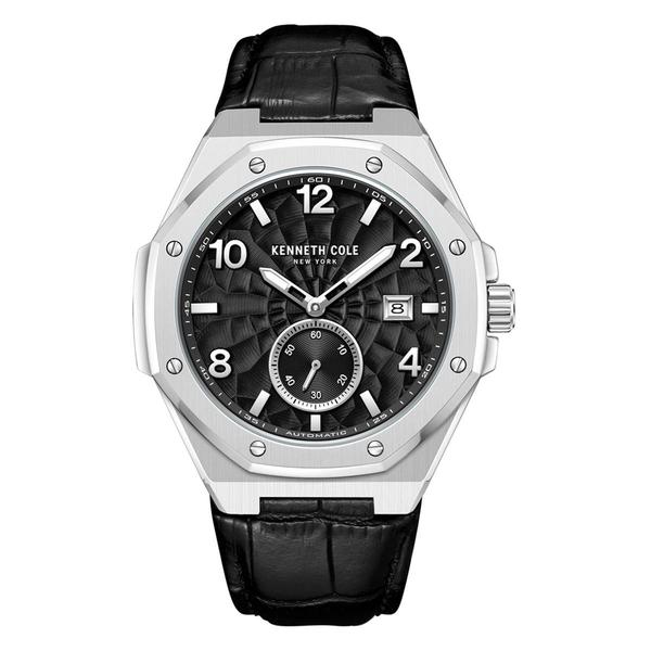 Mens Kenneth Cole(R) New York Black Automatic Watch-KCWGX0059001