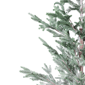 Northlight 5ft. Frosted Slim Pine Christmas Tree in Burlap Base - image 1