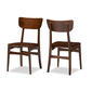 Baxton Studio Netherlands Wood Dining Set of 2 Side Chairs - image 4