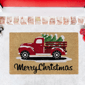 VCNY Home Christmas Truck Outdoor Coir Doormat - image 2