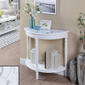 Convenience Concepts French Country Half-Round Entryway Table - image 2