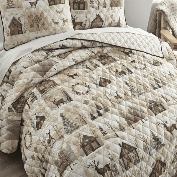 Donna Sharp Your Lifestyle Antique Winter Quilt Set