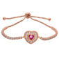 Gemstone by Gianni Argento Heart-Centered Adjustable Bracelet - image 1