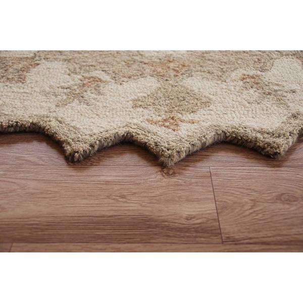 9th & Pike® Medallion Hand Woven Half Circle Area Rug