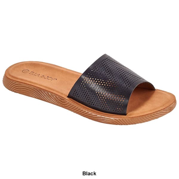 Womens Ella & Joy Comfort Slide Sandals