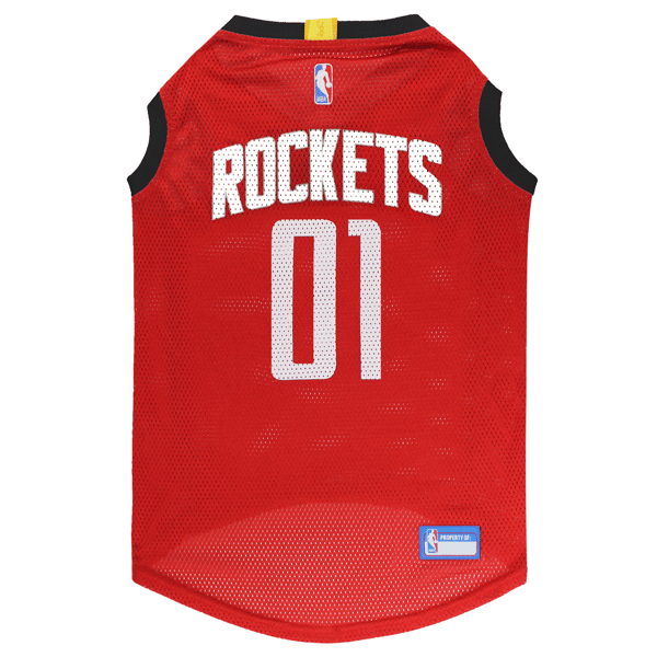 NBA Houston Rockets Basketball Mesh Pet Jersey