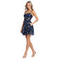 Juniors Plus Blondie Nites Floral Print Mesh Corset Party Dress - image 4