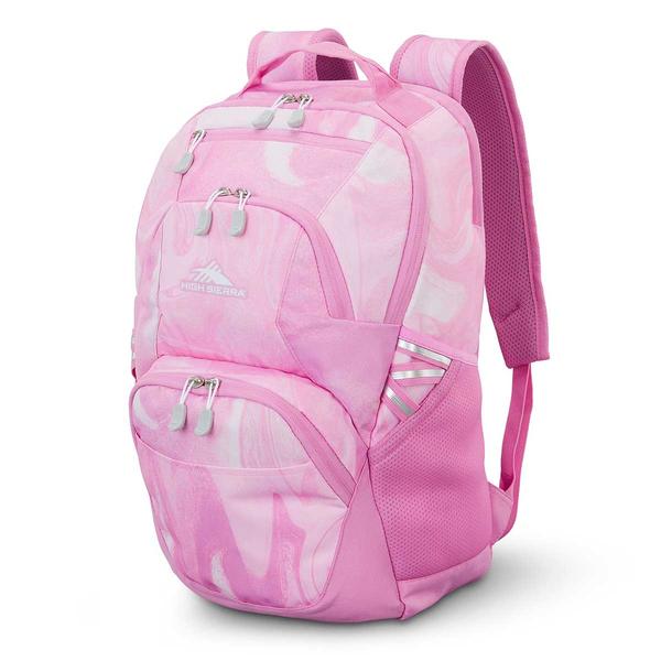 High Sierra Swoop Signature Backpack - Pink Marble - image 