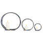 9th & Pike® Silver Ceramic Glam Candlestick Holders - Set of 2 - image 9
