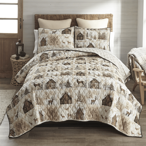 Donna Sharp Your Lifestyle Antique Winter Quilt Set