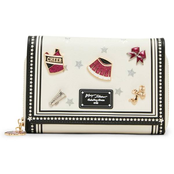 Betsey Johnson Shake Your Pom Poms Crossbody Wallet