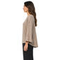 Womens Zac & Rachel Long Sleeve Button Trim Rib Knit Sweater - image 3