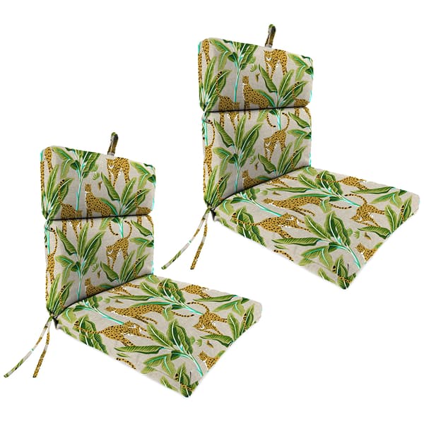 Jordan Manufacturing Enzel Linen Outdoor Chair Cushions - image 