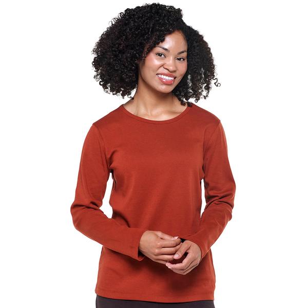 Womens Preswick & Moore(R) Long Sleeve Crew Neck Tee - image 