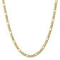 Mens Gold Classics(tm) 10kt. 5.35mm 26in. Semi-Solid Figaro Chain - image 1