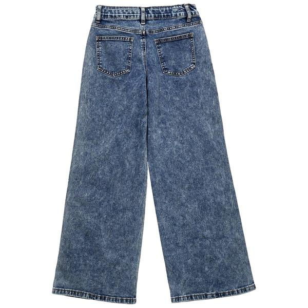 Girls (7-14) Em & Cass Wide Leg Gem Front Jeans