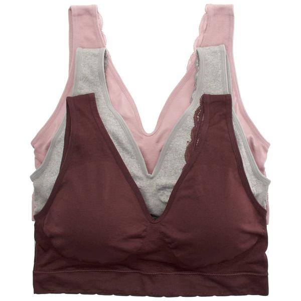 Plus Size Laura Ashley 3Pk Lounge Bra - LS5243-3PKCD - image 