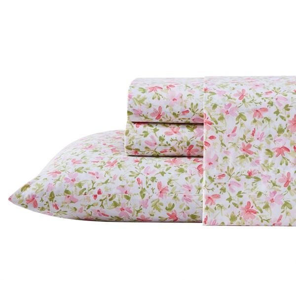 Laura Ashley Norella 100% Cotton Floral Sheet Set