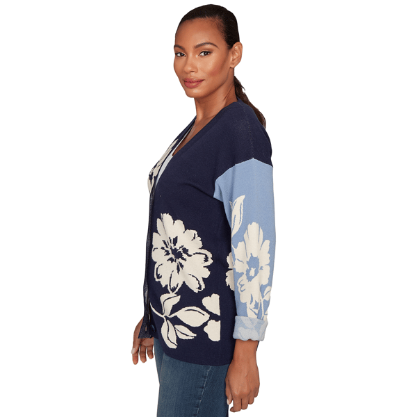 Womens Skye&#8217;s the Limit Back To Town Color Block Cardigan