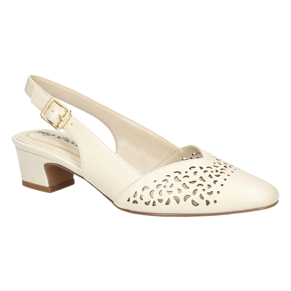 Womens Easy Street Sofie by Easy Slingback Block Heel Pumps - image 