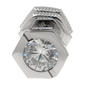 Mens Lynx Stainless Steel Mano Stud Hex Earring - image 2