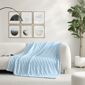 Swift Home Pom Pom Textured Soft Plush Cozy Throw Blanket - image 1