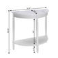 Convenience Concepts French Country Half-Round Entryway Table - image 3