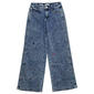 Girls (7-14) Em & Cass Wide Leg Gem Front Jeans - image 1