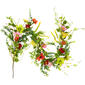 Northlight Seasonal Artificial Poppy & Eucalyptus Spring Garland - image 6