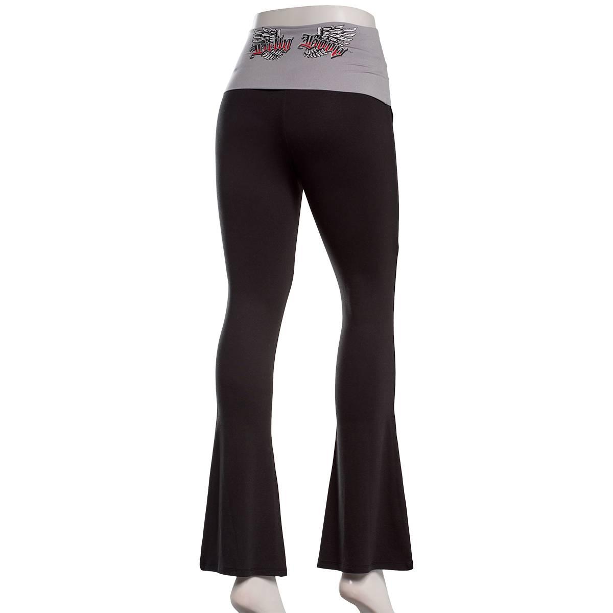 Juniors C-Life Betty Boop Contour Wings Fold Over Waist Pants