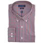 Mens Big & Tall Architect(R) Big Plaid Dress Shirt - Red/Blue - image 1